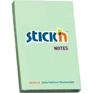 Stickn Eco Notes Pastel Yeşil Not Kağıdı 100 Yaprak 76 x 51 mm
