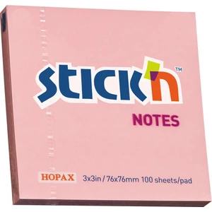 Stickn 100 Yaprak Pastel Pembe Not Kağıdı 76 x 76 mm