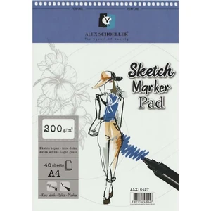 Alex Schoeller A4 Sketch-Marker Pad Defter