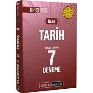 Pegem Akademi Yayıncılık 2021 KPSS ÖABT Tarih 7 Deneme