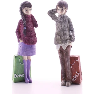 Hediye Filesi Dekoratif Love Miss Iki Aşık Biblo 20CM -1AB