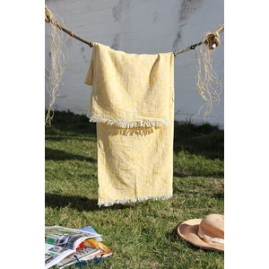 Pamuklu 90 x 180 cm Peştemal Plaj Havlusu Jakarlı