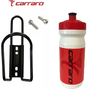 Carraro Kırmızı 600ML Matara ve Matara Kafesi Seti Vida Dahil