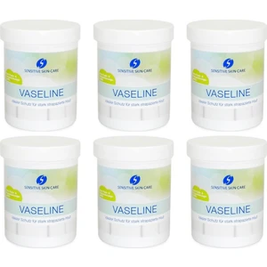 Sensitive Skin Care Vaseline 125 ml Saf Vazelin 6 Adet