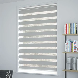 Gri Bambu Zebra Perde