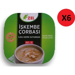 Kase Işkembe Çorbası 250 ml - Ilikli Kemik Suyundan / 6 Adet