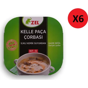 Kase Kelle Paça Çorbası 250 ml -Ilikli Kemik Suyundan / 6'lı Paket