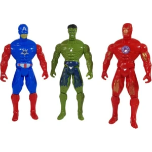 Blue Toys Süper Kahramanlar Işıklı 3lü Iron Man Hulk Superman