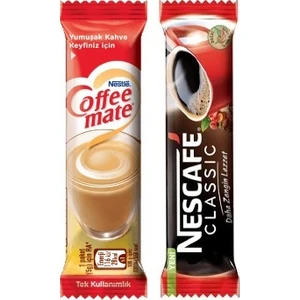 Classic 2 gr x 50'li + Nestle Coffee Mate 5 gr x 50 Kahve Kreması