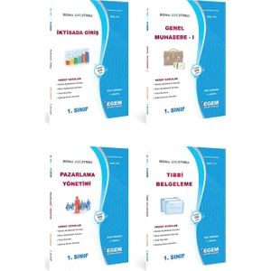 Egem Eğitim Yayınları AÖF Sağlık Yönetimi 1. Sınıf 1. Dönem (Güz)