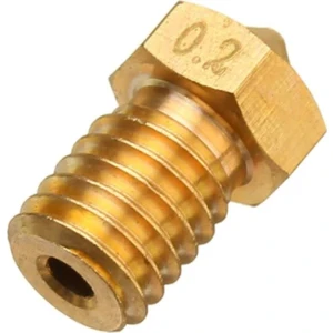 Emay Center 3D Yazıcı Extruder Nozzle 0.2 mm Mk8 Creality Ender Uyumlu 1,75MM Filament