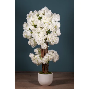 Yapay Çiçekçiniz Seramik Saksıda 100 cm Bahardalı Ağacı