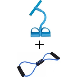 2li Egzersiz Seti Body Trimmer & Egzersiz Direnç Lastiği Plates Jimnastik Bant Yoga Fitness Esneme