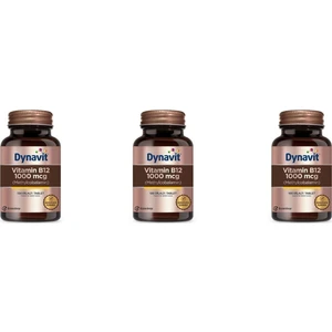 Eczacıbaşı Dynavit Vitamin B12 1000 Mcg 100 Tablet 3'lü Paket