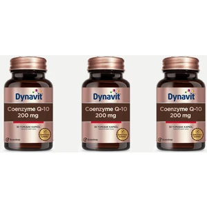 Eczacıbaşı Dynavit Koenzim Q10 200 Mg 30 Kapsül  3'lü Paket