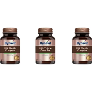 Dynavit Milk Thistle Complex Takviye Edici Gıda 60 Kapsül 3'lü Paket