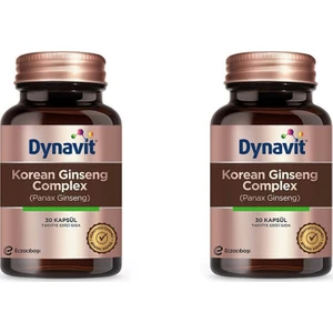 Dynavit Korean Ginseng Complex 30 Kapsül 2'li Paket