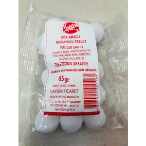 Çok Amaçlı Pisuvar Tablet Naftalin 65 gr