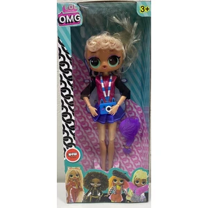 Omg Tekli L.O.L. Fashion Bebek Gerçek Saçlı 26CM Omg L.O.L. Bebek