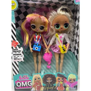 Gerçek Saçlı 2'li L.O.L. Bebek Omg Sonsuz Hareketli 26 Cm.