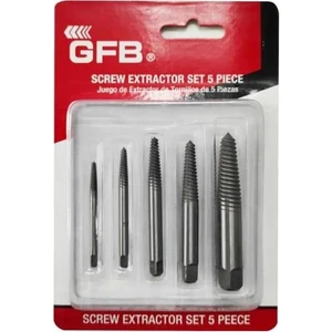 Ters Kılavuz Kırılmış Vida Civata Sökme Seti 3-18 mm 5 Parça