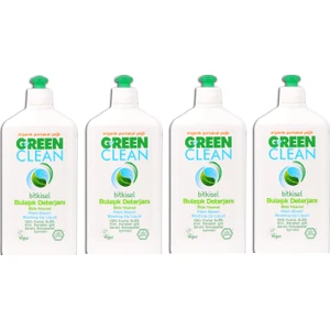 Green Clean Bitkisel Green Clean Elde Yıkama Bulaşık Deterjanı 730 ml 4 Adet