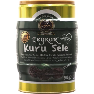 Tuzsuz Kuru Sele Diyet Light Siyah Zeytin 900 gr