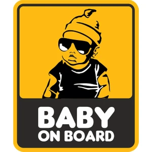 Sticker Atölyesi Baby On Board Sticker - 15010