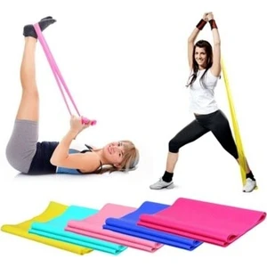 Pilates Bandı Plates Egzersiz Direnç Lastiği 119 cm x 14.7 cm