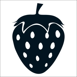 Çilek Folyo Sticker 3 20 cm Uzunluk