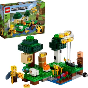 Minecraft# Arı Çiftliği 21165 Arıcı; Harika Arı ve Koyun Figürleri İçeren Minecraft Aksiyon Oyuncağı (238 Parça)