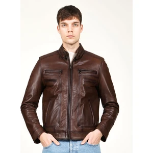 E-1084 Deri Erkek Mont