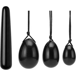 Lovely Bird Obsidiyen Yoni Egg 4'lü