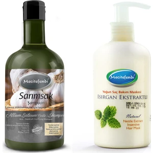 Sarımsak Şampuanı + Isırgan Saç Maskesi Set
