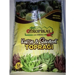 Kaktüs Sukulent Toprağı 2,5 Lt (Organik ve Doğal)