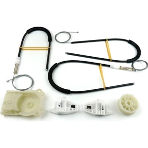 Renault Megane MK2 2002-2008 4/5 Kapı 8201010925 İçin Ön Sağ Kapı Cam Kriko Tamir Seti