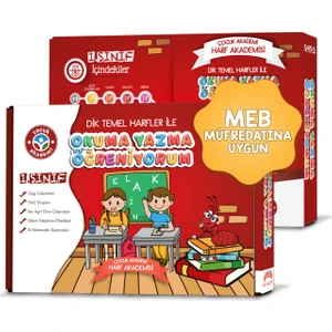 Çocuk Akademi İlk Okuma Yazma Seti (Dik Temel Harfler)