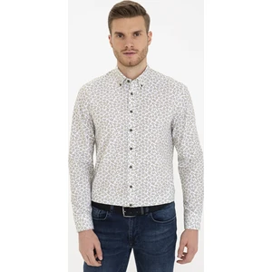 Pierre Cardin Erkek Haki Regular Fit Gömlek 50233052-VR027