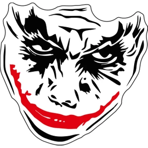 Sticker Atölyesi Joker Şeffaf Sticker - 15014
