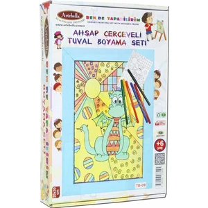 Tb-09  Mandala Tuval Boyama Seti 20X30 Cm