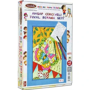 Tb-12  Mandala Tuval Boyama Seti 20X30 Cm