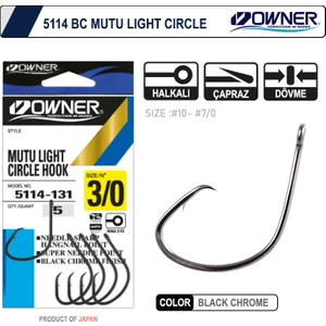 5114 Mutu Light Black Chrome iğne