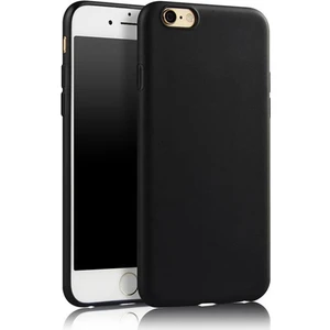 APPLE iPhone 6s Plus Kapak Silikon Lux Kılıf Siyah