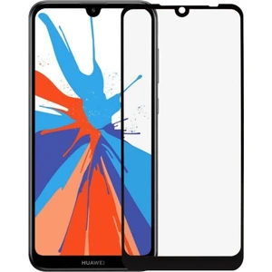 Huawei Y7 2019 Tam Kaplayan Temperli Ekran Koruyucu Cam Şeffaf