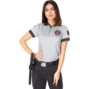 Yeni Tip Kamu Özel Güvenlik Kadın Yazlık Kısa Kol Tişört