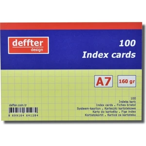 Index Kartı A7 / Sarı Kareli