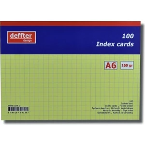 Index Kartı A6 / Sarı Kareli