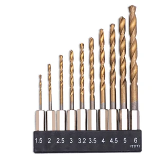 Rekotools-1/4'' Bits Saplı Hss Matkap Uçu Seti 10'lu