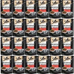 Sheba® Sığır Etli Yaş Kedi Maması 85 gr (24 Adet)