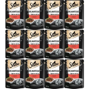 Sheba® Sığır Etli Yaş Kedi Maması 85 gr (12 Adet)